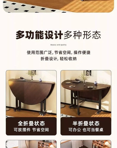 Foldable Round Dining Table | by Anwer Fancy | Worldwide Shipping