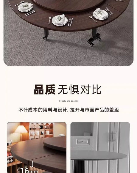 Foldable Round Dining Table | by Anwer Fancy | Worldwide Shipping