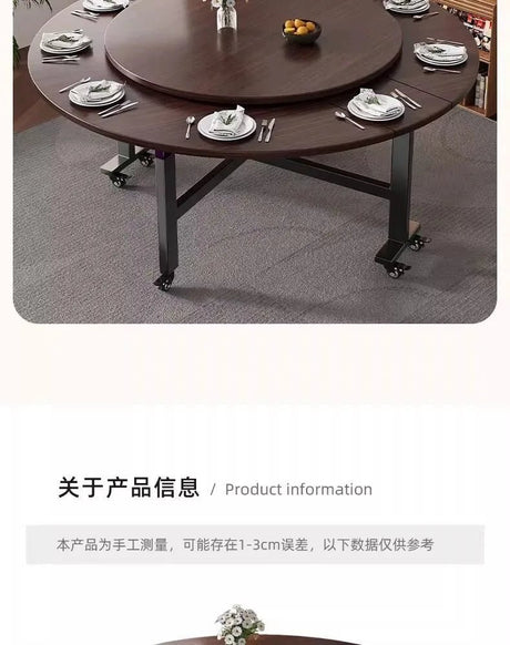 Foldable Round Dining Table | by Anwer Fancy | Worldwide Shipping