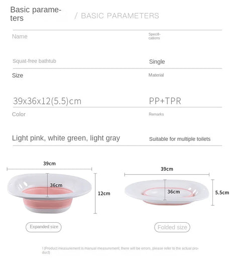 Foldable Toilet Sitz Bath | by Anwer Fancy | Worldwide Shipping