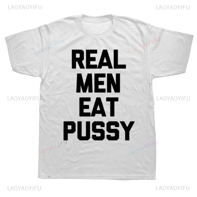 Funny Real Men Graphic T-Shirt | by Anwer Fancy | Worldwide Shipping