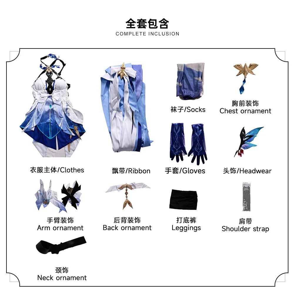 Genshin Skirk Cosplay Costume | by Anwer Fancy | Worldwide Shipping