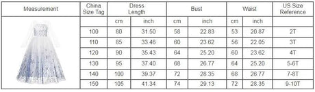 Girls Snow Queen Princess Costume | by Anwer Fancy | Worldwide Shipping