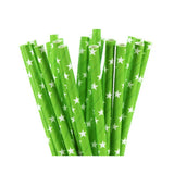 Grass Green Paper Straws (25pcs) | by Anwer Fancy | Worldwide Shipping