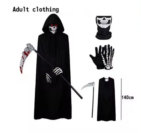 Grim Reaper Skeleton Costume | by Anwer Fancy | Worldwide Shipping