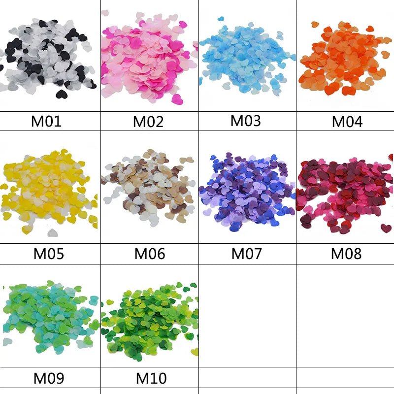 Heart Shape Paper Confetti | by Anwer Fancy | Worldwide Shipping
