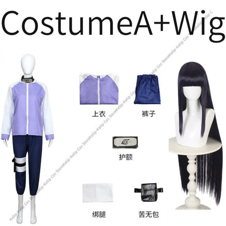 Hyuga Hinata Cosplay Set | by Anwer Fancy | Worldwide Shipping