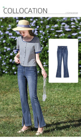 I Believe You Striped Women’s Knit Top | by Anwer Fancy | Worldwide Shipping