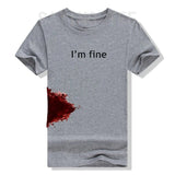 “I’m Fine” Funny Graphic T-Shirt | by Anwer Fancy | Worldwide Shipping