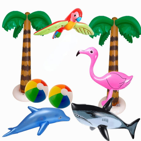 Inflatable Flamingo Pool Float Toy | by Anwer Fancy | Worldwide Shipping