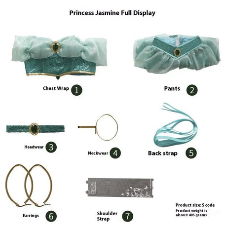 Jasmine Princess Cosplay Dress | by Anwer Fancy | Worldwide Shipping