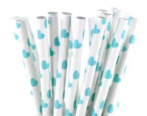 Light Color Paper Straws (25pcs) | by Anwer Fancy | Worldwide Shipping