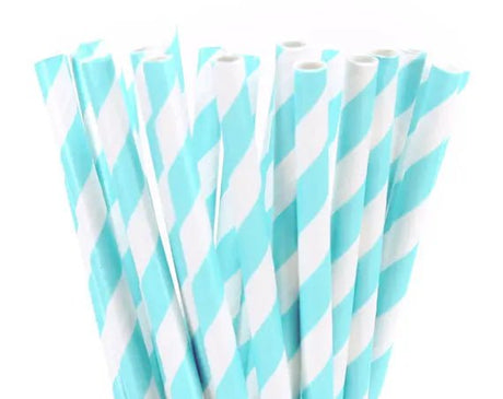 Light Color Paper Straws (25pcs) | by Anwer Fancy | Worldwide Shipping