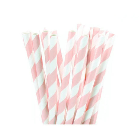 Light Color Paper Straws (25pcs) | by Anwer Fancy | Worldwide Shipping