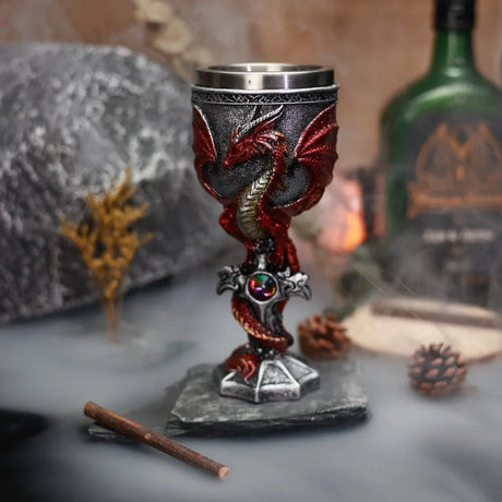 Medieval Dragon Goblet Wine Glass | by Anwer Fancy | Worldwide Shipping