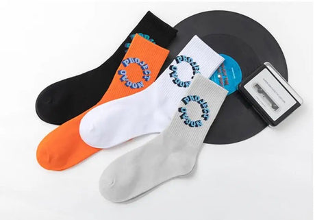 Men 3D Letter Socks 3 Pairs/Box | by Anwer Fancy | Worldwide Shipping