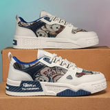 Men Breathable White Skateboard Sneakers | by Anwer Fancy | Worldwide Shipping