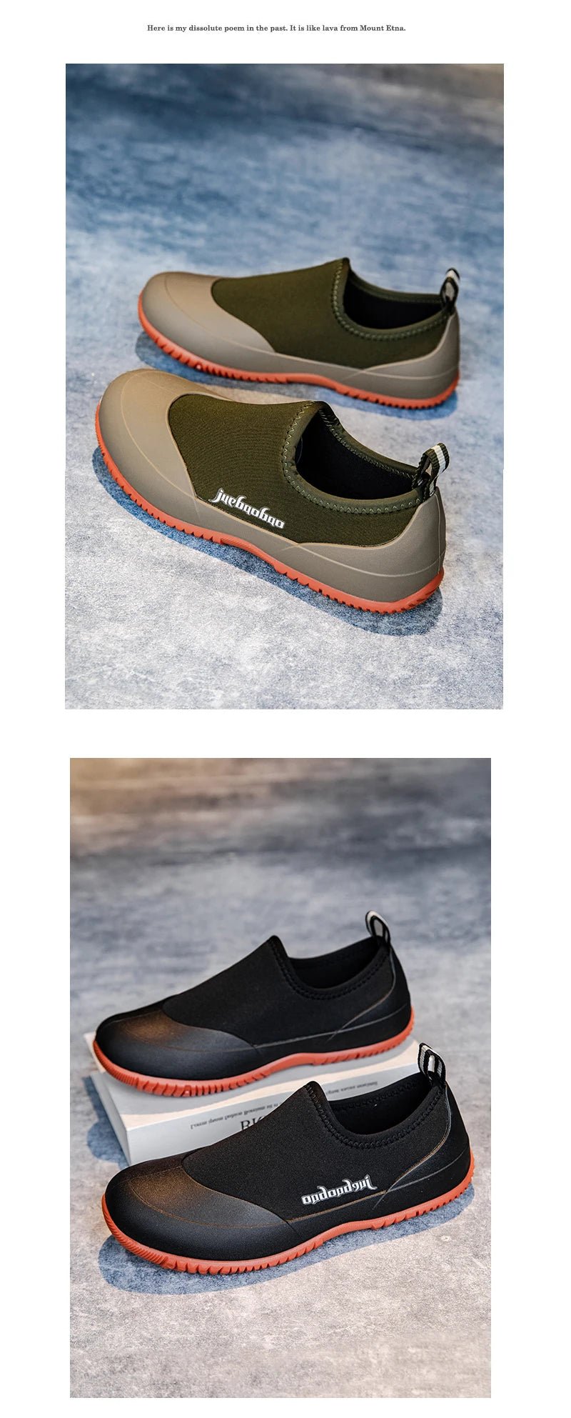 Men Lightweight Rain Boots | by Anwer Fancy | Worldwide Shipping