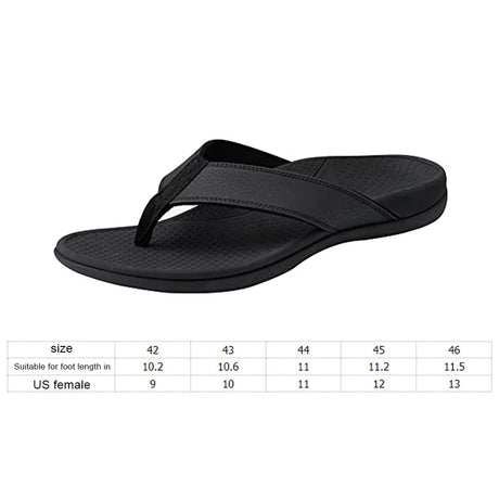 Men Orthotic Flip Flops Arch Support Sandals | by Anwer Fancy | Worldwide Shipping