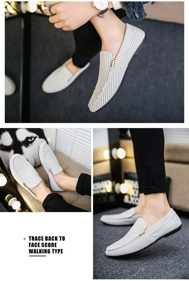 Men’s 2025 Breathable Flat Loafers | Men's Loafers & Slip - Ons by Anwer Fancy | Worldwide Shipping