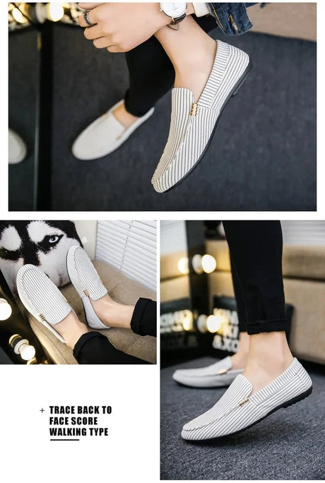 Men’s 2025 Breathable Flat Loafers | Men's Loafers & Slip - Ons by Anwer Fancy | Worldwide Shipping