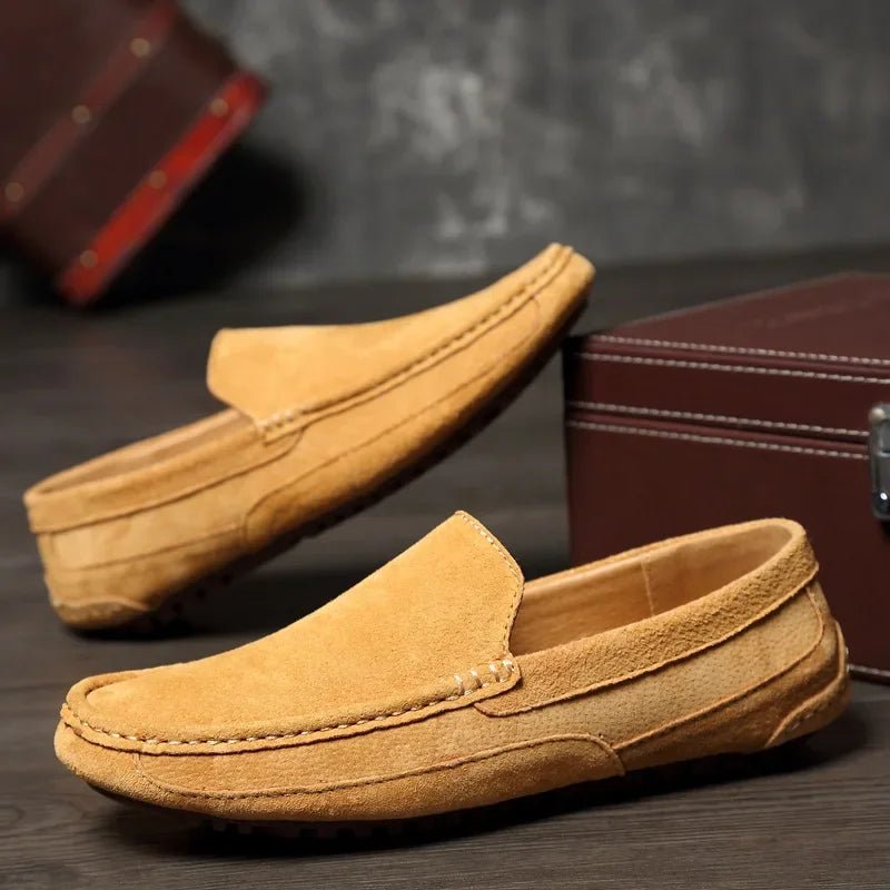 Men’s 2025 Luxury Suede Boat Loafers | Men's Loafers & Slip - Ons by Anwer Fancy | Worldwide Shipping