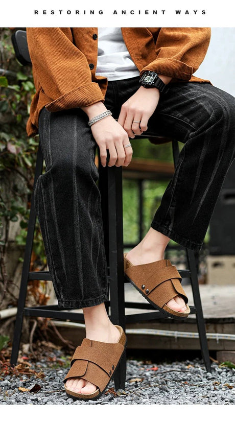 Men’s 2025 Soft Flat Summer Sandals | by Anwer Fancy | Worldwide Shipping