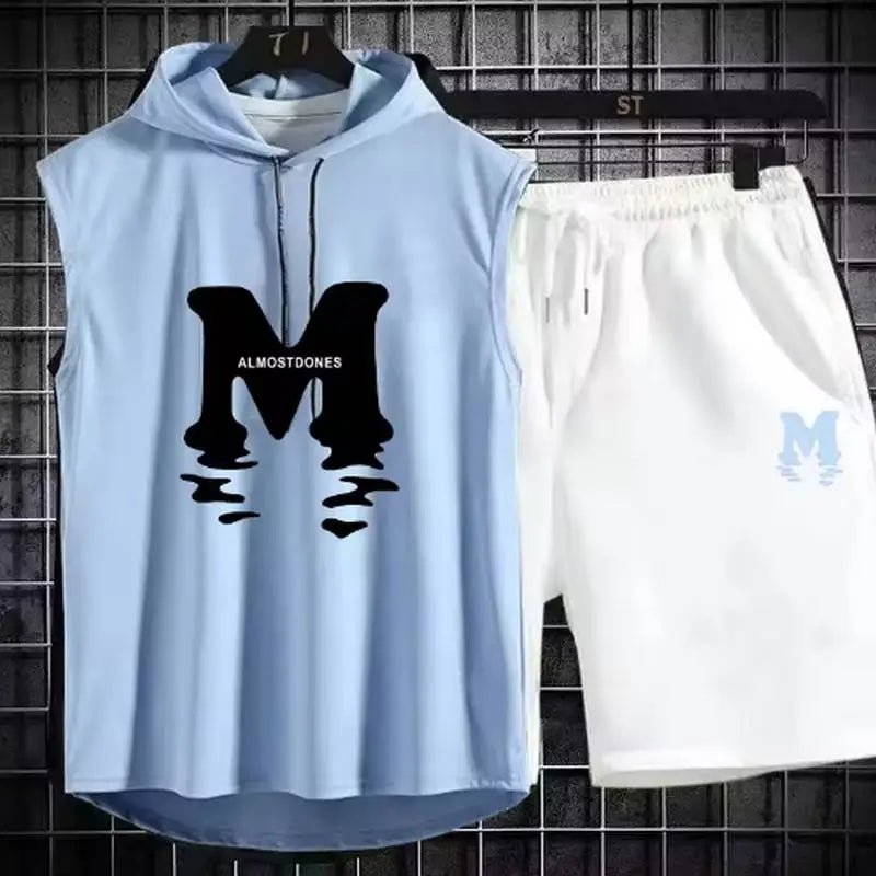 Men’s 2025 Summer Sleeveless Tracksuit Set | by Anwer Fancy | Worldwide Shipping