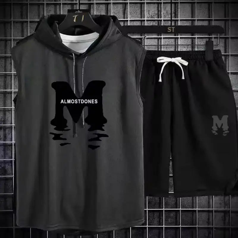 Men’s 2025 Summer Sleeveless Tracksuit Set | by Anwer Fancy | Worldwide Shipping