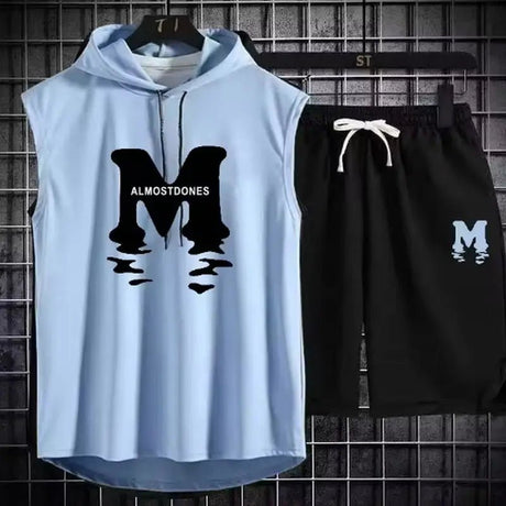 Men’s 2025 Summer Sleeveless Tracksuit Set | by Anwer Fancy | Worldwide Shipping