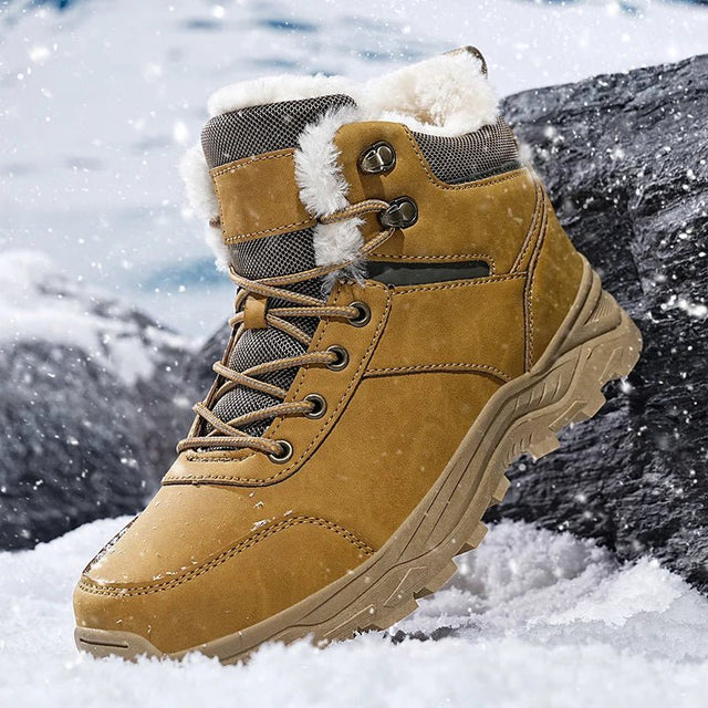 Men’s 2025 Thick Plush Mountain Snow Boots | Men's Snow Boots by Anwer Fancy | Worldwide Shipping