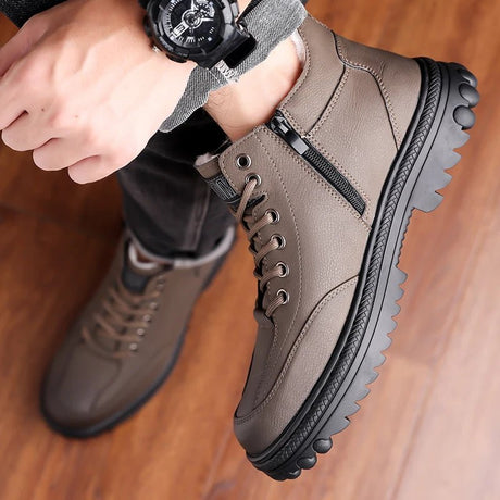 Men’s Anti - Slip Outdoor Travel Snow Boots | Men's Snow Boots by Anwer Fancy | Worldwide Shipping