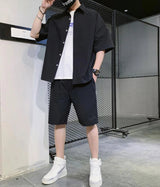 Men’s Black Plain Tracksuit Set | by Anwer Fancy | Worldwide Shipping