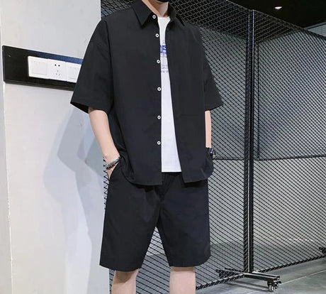 Men’s Black Plain Tracksuit Set | by Anwer Fancy | Worldwide Shipping