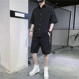 Men’s Black Plain Tracksuit Set | by Anwer Fancy | Worldwide Shipping