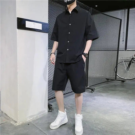 Men’s Black Plain Tracksuit Set | by Anwer Fancy | Worldwide Shipping