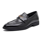 Men’s Black PU Leather Loafers | Men's Loafers & Slip - Ons by Anwer Fancy | Worldwide Shipping