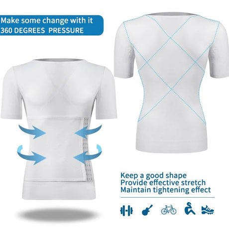 Men’s Body Shaper Compression Shirt | by Anwer Fancy | Worldwide Shipping
