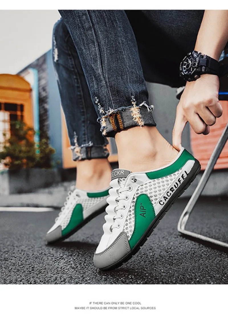 Men’s Breathable Half Slip - On Loafers | by Anwer Fancy | Worldwide Shipping