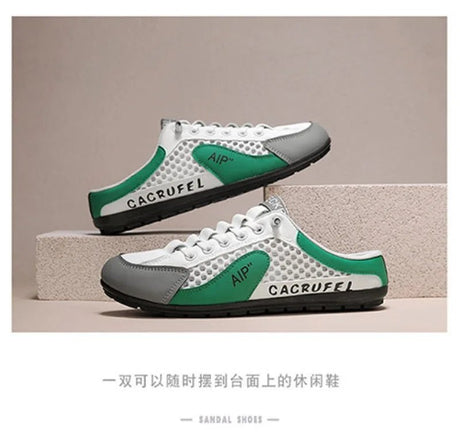 Men’s Breathable Half Slip - On Loafers | by Anwer Fancy | Worldwide Shipping