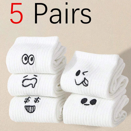 Men’s Cartoon Expression Socks (5/10/20 Pairs) | Men's Socks & Hosiery by Anwer Fancy | Worldwide Shipping