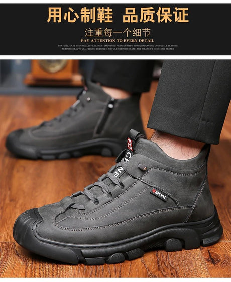 Men’s Christmas Sheepskin Snow Shoes | Men's Snow Boots by Anwer Fancy | Worldwide Shipping