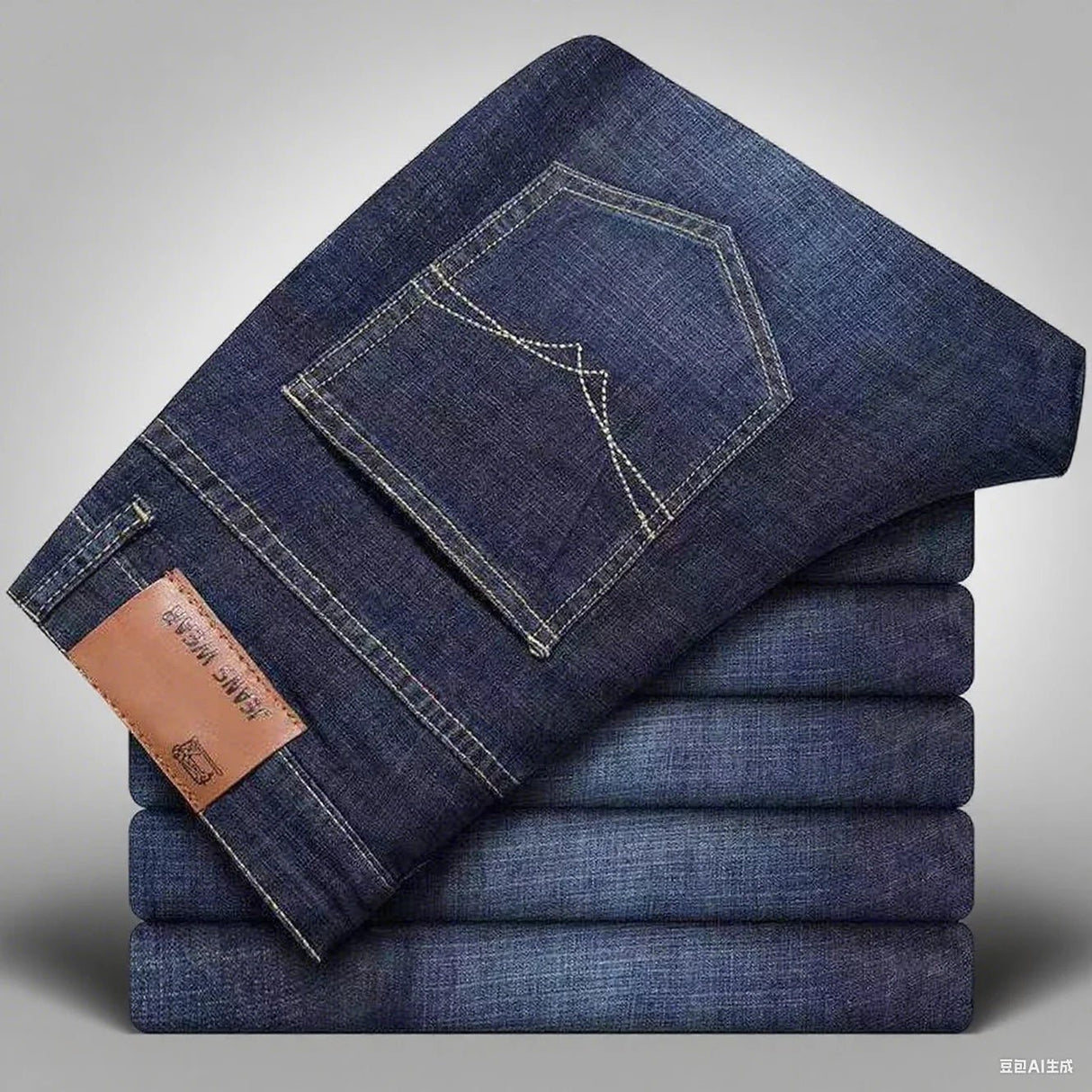 Men’s Classic Blue Business Jeans | Men's Jeans by Anwer Fancy | Worldwide Shipping