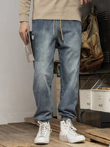 Men’s Classic Washed Blue Jeans | Men's Jeans by Anwer Fancy | Worldwide Shipping