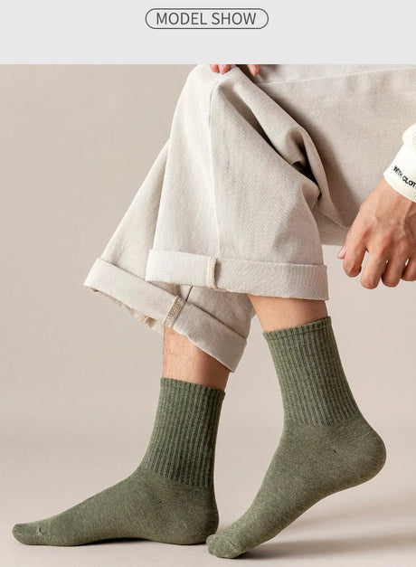Men’s Combed Cotton Dress Socks (5/10 Pairs) | Men's Socks & Hosiery by Anwer Fancy | Worldwide Shipping