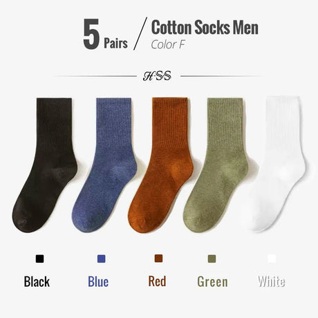 Men’s Combed Cotton Dress Socks (5/10 Pairs) | Men's Socks & Hosiery by Anwer Fancy | Worldwide Shipping