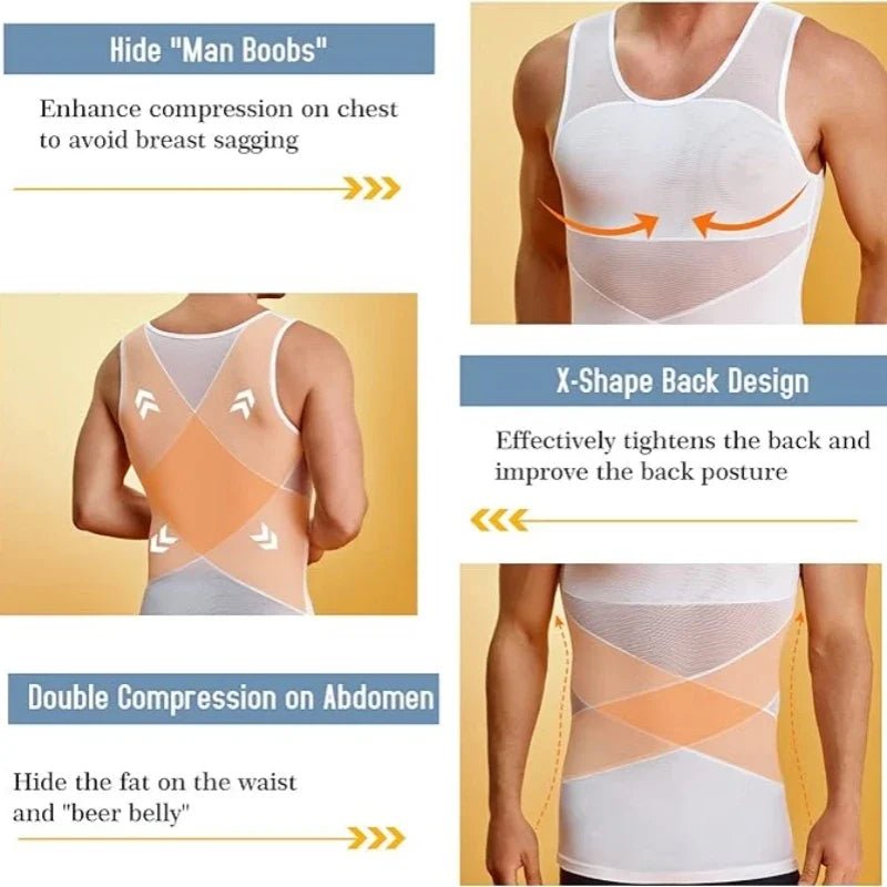 Men’s Compression Shaper Tank Top | by Anwer Fancy | Worldwide Shipping