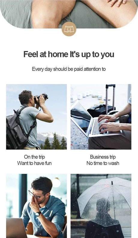 Men's Cotton Disposable Briefs – Seamless Comfort | by Anwer Fancy | Worldwide Shipping