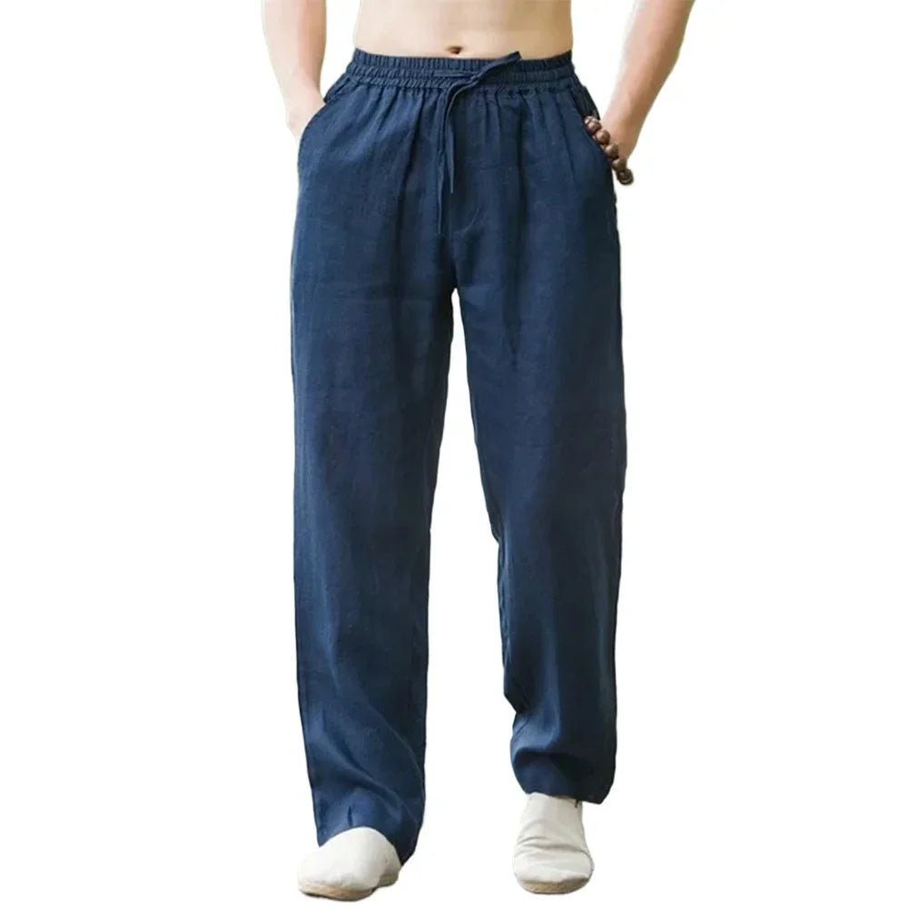 Men’s Cotton Linen Beach Pants | Men's Loungewear by Anwer Fancy | Worldwide Shipping