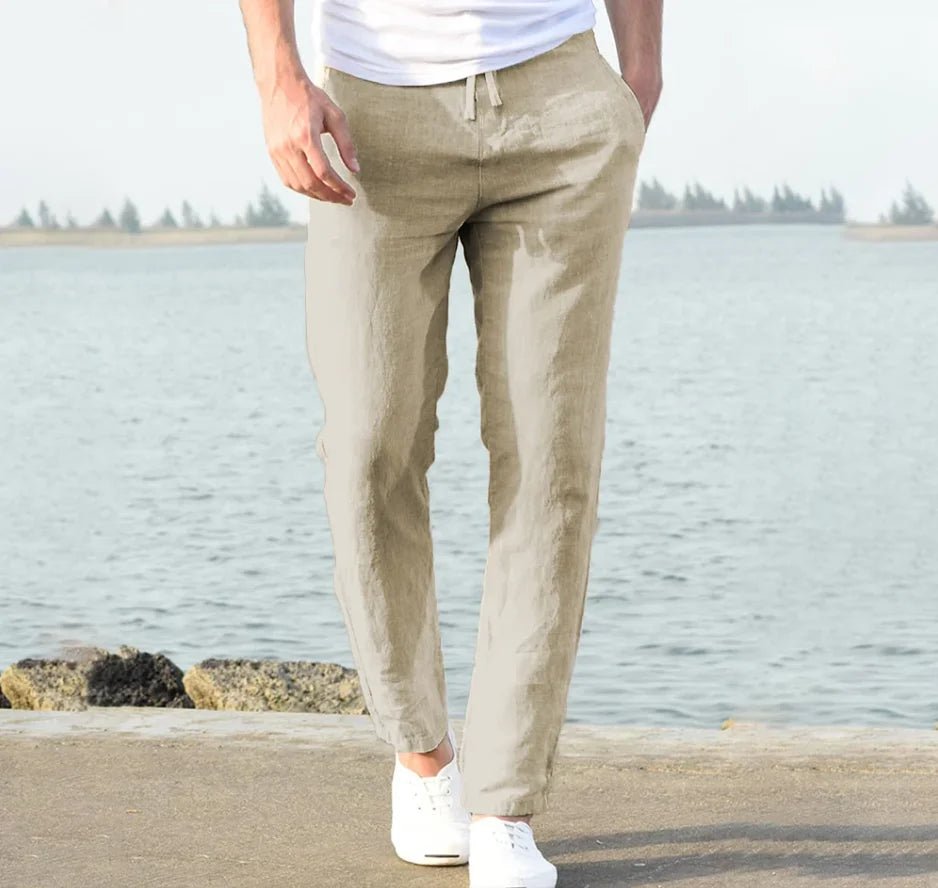 Men’s Cotton Linen Joggers | by Anwer Fancy | Worldwide Shipping